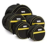 WHD Set di borse per batteria di alta qualità con imbottitura da 25 mm