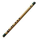 Whitewhale - Flauto indiano Bansuri in bambù, strumenti musicali indiani per uso professionale 22"/56 cm green