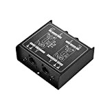 WLEWSR DI2 Isolatore Audio Audio Passivo di Box Eliminatore di Rumore Audio Resistore Isolatore per Chitarra Convertitore Audio Antirumore