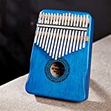 WYGC Kalimba,Thumb Piano,Thumb Piano 17 Tasti Strumento Finger Piano Impara Velocemente Songbook (Color : Blue)