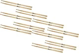 XDrum Bacchette Drum Sticks 5B legno Tip 10 paia
