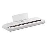 Yamaha DGX-670WH - Pianoforte Tastiera Digitale Greaded Hammer a 88 Tasti (Bianco)