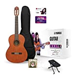 Yamaha GuitarGo - Starter Set Junior - Set Chitarra Classica per Principianti, incl. Borsa da Trasporto, Accordatore Digitale per iOS, ...