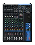 Yamaha MG12 Mixer Audio - Console di Mixaggio Compatta con 12 Canali d'Ingresso e Preamplificatori Microfonici D-PRE