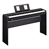 Yamaha P45B - Pianoforte Tastiera Digitale Professionale a 88 Tasti pesati + Stand L85A, Nero