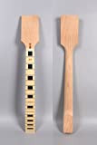 Yinfente - Manico di ricambio per chitarra elettrica, 22 tasti, 62 cm, testa a paletta in legno di mogano