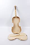 Yinfente violino Unfinished White violino 4/4 Unglued violino fiamma acero e top in legno abete violino di parti