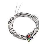Yisawroy Corde per basso 4 corde 5 corde corde corde per basso elettrico corde per basso testa colorata Set di ...