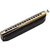 Yuxahiugkq Armonica Armonica cromatica a 16 Fori Addominali/Brass Pettine Professional Harp Strument C Chiave Chiave Armonica