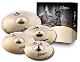 Zildjian A20579-11 A Custom Series Cymbal Box Set, 14" Hi-Hats, 16"/18" Crash, Quattro Pezzi, Bronzo