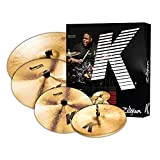 Zildjian K0800 K Series Cymbal Box Set, 14" Hi-Hats, 16"/18" Thin Crash, 20" Ride, K Pack