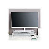 ZLI Supporto per Monitor Tavolo Scrivania Monitor Stand, Ferro Computer Portatile Stand Desktop Riser for iMac, MacBook, Laptop, Notebook, Computer ...