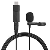 Zunate Microfono Lavalier, Microfono a Condensatore con Clip Collare e Adattatore Audio USB-C per OSMO Pocket