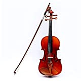 ZYF Violino Abete Violino Principianti Fatto a mano Violino Violino Per Principianti (Colore: Rosso) (Colore: Rosso)