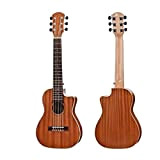 ZZZYW 30 Pollici Mini Guitarle Electric Guitars Acoustic 6 Strings Ukulele Travel Guitar (Color : Ordinary guitalele, Dimensione : 30 ...